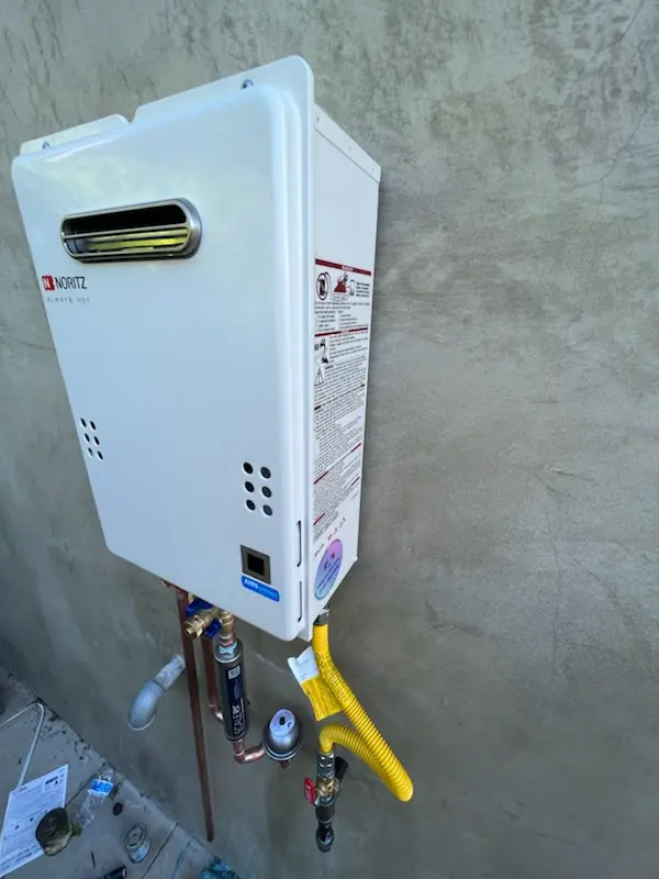 Tankless water heater installation for Blaydes Estates homes